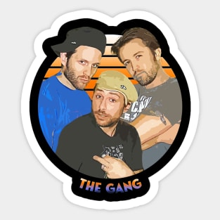 The Gang // Circle Retro Sticker